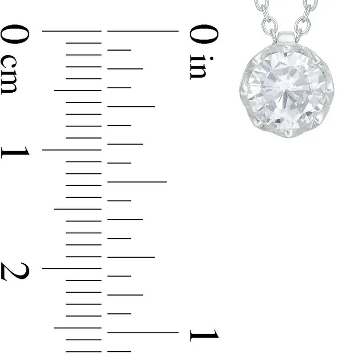 70mm White Topaz Solitaire Floral Pendant in Sterling Silver 195 Goldia Necklaces 70mm White Topaz Solitaire Floral Pendant in Sterling Silver 195 Goldia Necklaces