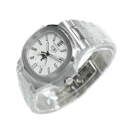 Bracelets JMS always Original Patek Philippe Nautilus Silver Dial Stainless Steel Mens Mechanical Watch 57261A010 Bracelets JMS always Original Patek Philippe Nautilus Silver Dial Stainless Steel Mens Mechanical Watch 57261A010