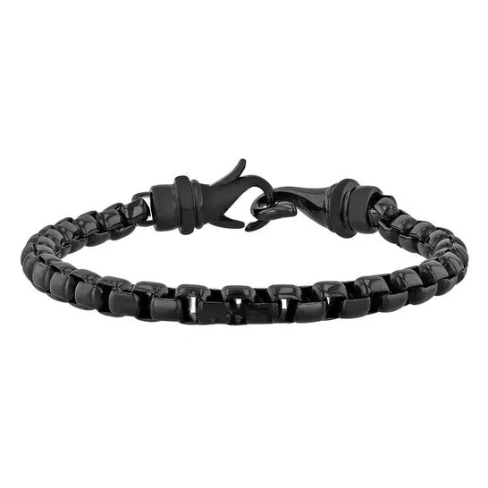 Bracelets JMS always Original Robert Alton Stainless Steel Gun Mental Mens Link Bracelet Bracelets JMS always Original Robert Alton Stainless Steel Gun Mental Mens Link Bracelet
