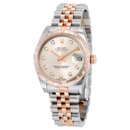 Bracelets JMS always Original Rolex Oyster Perpetual Datejust 31 Silver Dial Stainless Steel and 18K Everose Gold Jubilee Bracelet Automatic Ladies Watch 178341SDJ Bracelets JMS always Original Rolex Oyster Perpetual Datejust 31 Silver Dial Stainless Steel and 18K Everose Gold Jubilee Bracelet Automatic Ladies Watch 178341SDJ