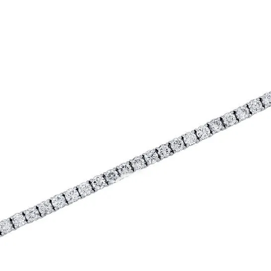 Bracelets Original Maulijewels IGL Certified 400 Carat Natural Round White Diamond GH I1I2 Tennis Bracelet In 14K Solid White Gold JMS always Bracelets Original Maulijewels IGL Certified 400 Carat Natural Round White Diamond GH I1I2 Tennis Bracelet In 14K Solid White Gold JMS always