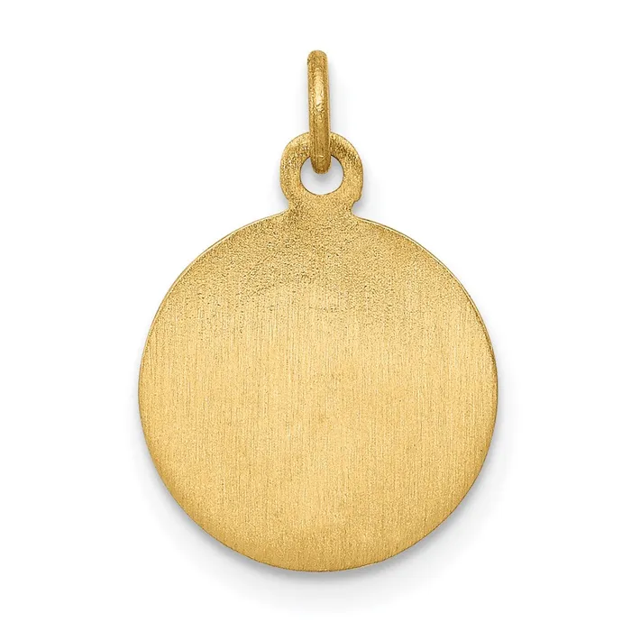 Charm Necklaces 14k Yellow Gold Saint Andrew Medal Charm Goldia