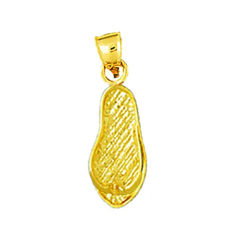 Charm Necklaces Goldia 14K Gold Small Flip Flop Charm