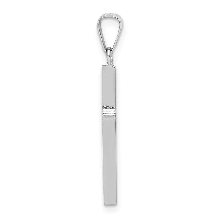 Charm Necklaces Goldia 14k White Gold Cross Charm
