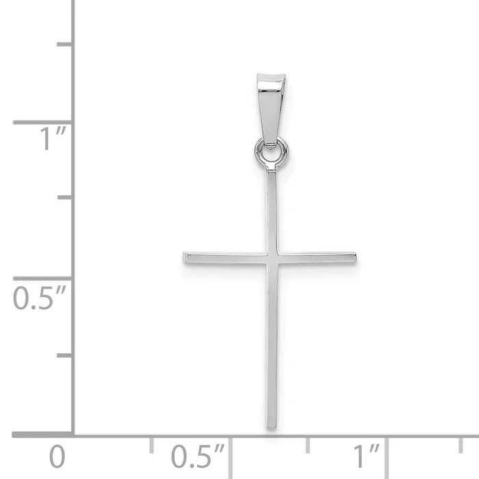 Charm Necklaces Goldia 14k White Gold Cross Charm