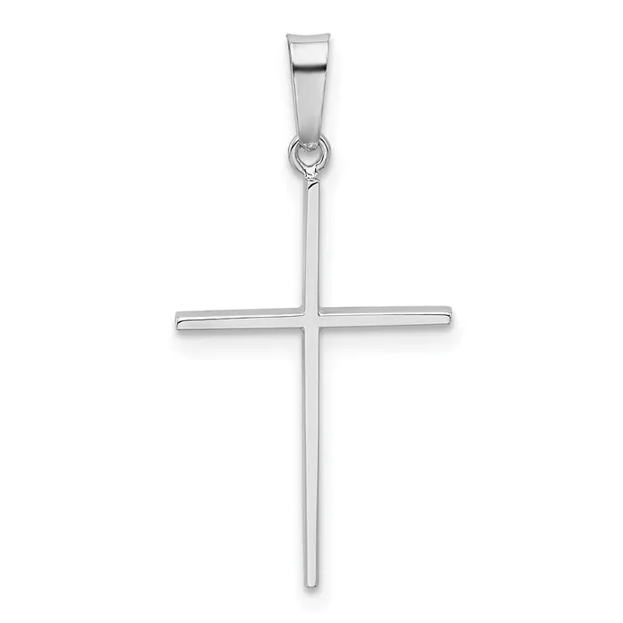 Charm Necklaces Goldia 14k White Gold Cross Charm