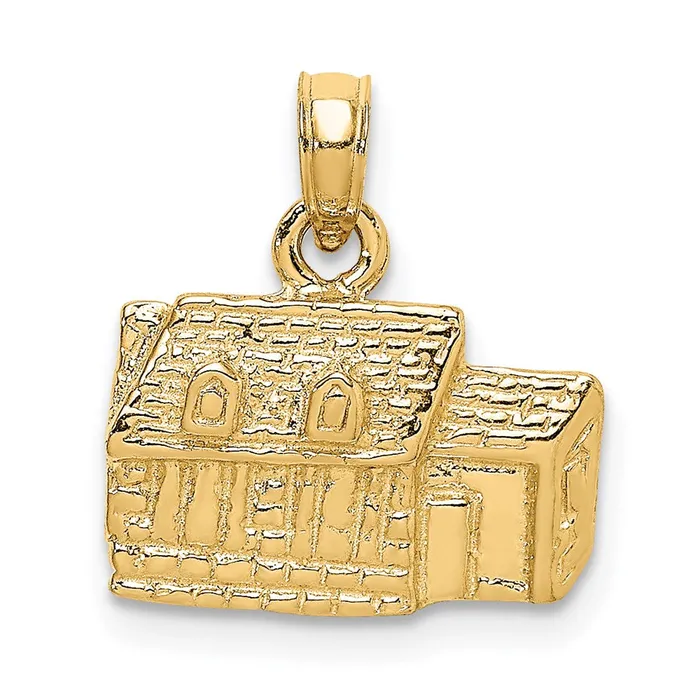 Charm Necklaces Goldia 14k Yellow Gold 3D KINGS ARMS TAVERN WILLIAMSBURG VA Charm
