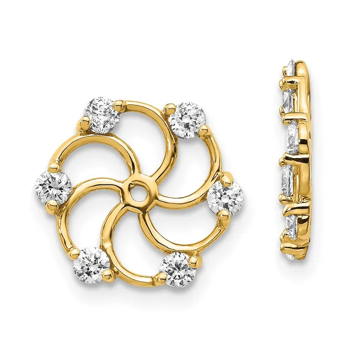 Earrings goldiaca 14k VS Diamond Earring Jacket