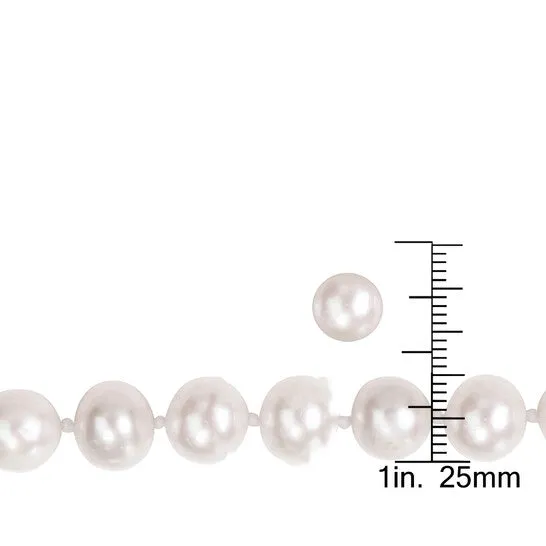 Earrings Original AMOUR 8 10 Mm Freshwater Cultured Pearl Strand and Stud Earrings 2piece Set with Silvertone Findings JMS always Earrings Original AMOUR 8 10 Mm Freshwater Cultured Pearl Strand and Stud Earrings 2piece Set with Silvertone Findings JMS always