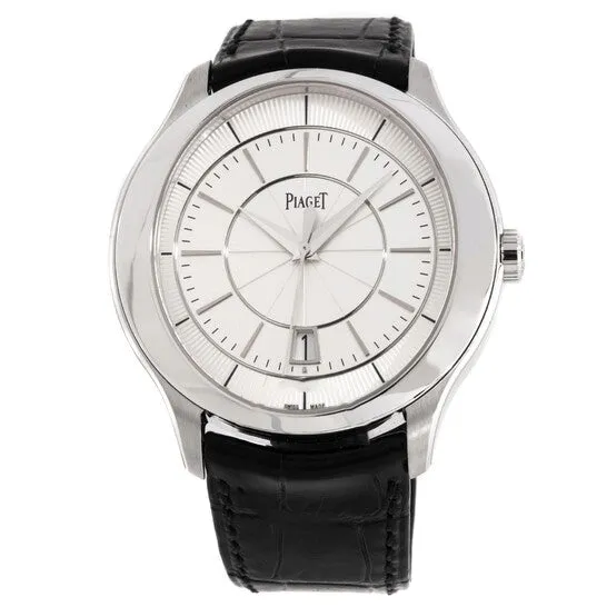 Earrings Original Piaget Gouverneur Silver Dial 18K White Gold Mens Watch GOA38110 JMS always Earrings Original Piaget Gouverneur Silver Dial 18K White Gold Mens Watch GOA38110 JMS always