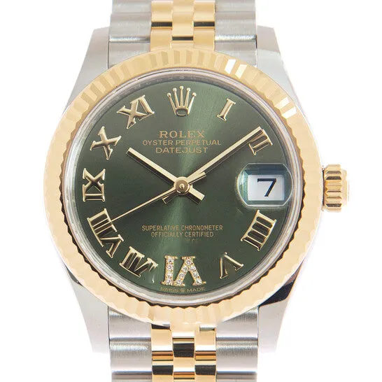 Earrings Original Rolex Datejust 31 Olive Green Diamond Dial Ladies Automatic Steel and 18kt Yellow Gold Jubilee Watch 278273GNRDJ JMS always Earrings Original Rolex Datejust 31 Olive Green Diamond Dial Ladies Automatic Steel and 18kt Yellow Gold Jubilee Watch 278273GNRDJ JMS always