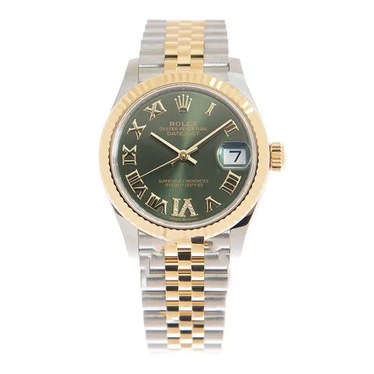 Earrings Original Rolex Datejust 31 Olive Green Diamond Dial Ladies Automatic Steel and 18kt Yellow Gold Jubilee Watch 278273GNRDJ JMS always Earrings Original Rolex Datejust 31 Olive Green Diamond Dial Ladies Automatic Steel and 18kt Yellow Gold Jubilee Watch 278273GNRDJ JMS always