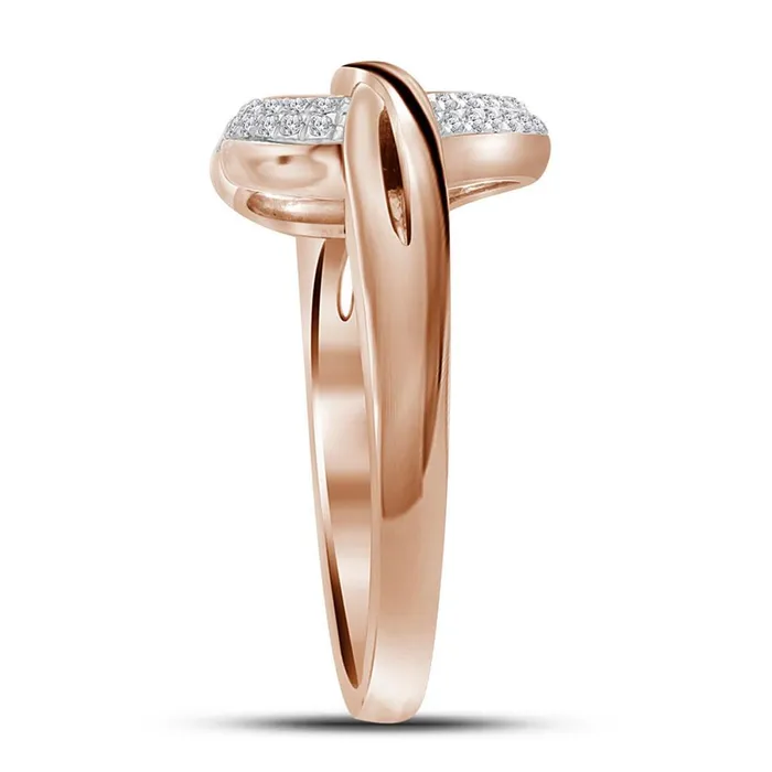 gndatlanta Rings 10k Rose Gold Round Diamond Captured Circle Cluster Ring 15 Cttw gndatlanta Rings 10k Rose Gold Round Diamond Captured Circle Cluster Ring 15 Cttw