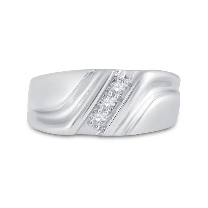 gndatlanta Rings 14k White Gold Round Diamond Wedding Single Row Band Ring 110 Cttw gndatlanta Rings 14k White Gold Round Diamond Wedding Single Row Band Ring 110 Cttw