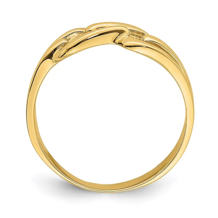 Goldia 14K Yellow Gold Freeform Knot Ring Rings