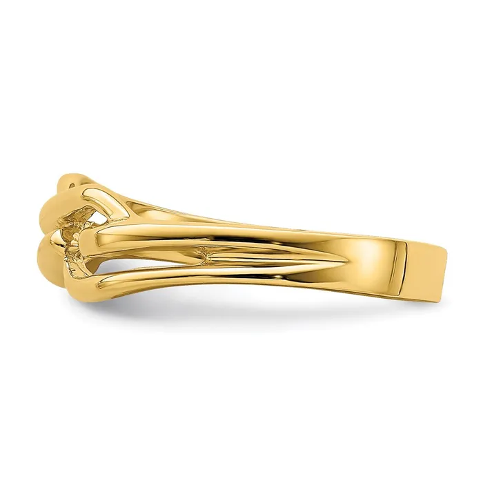 Goldia 14K Yellow Gold Freeform Knot Ring Rings