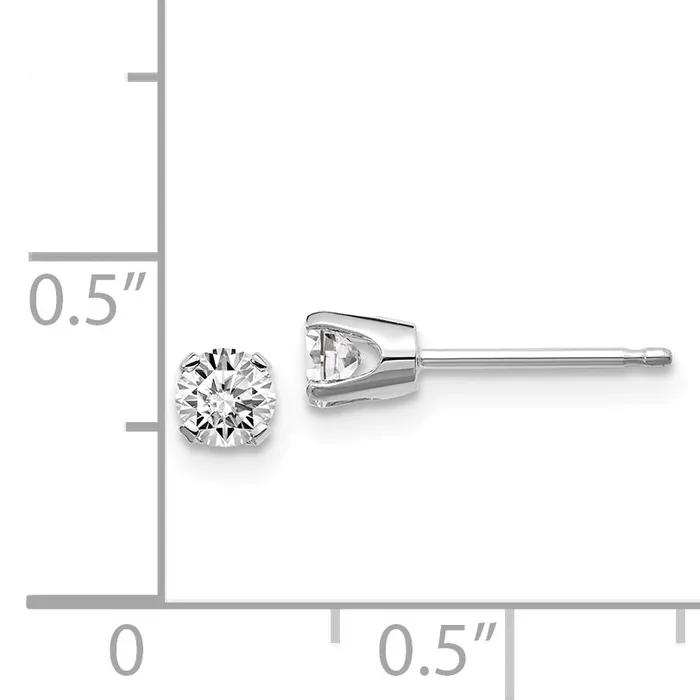 goldiaca Earrings 14kw 30ct I2 K L Diamond Stud Push on Post Earrings