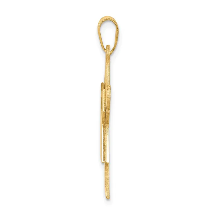 Goldia Charm Necklaces 14k Yellow Gold Girl Charm