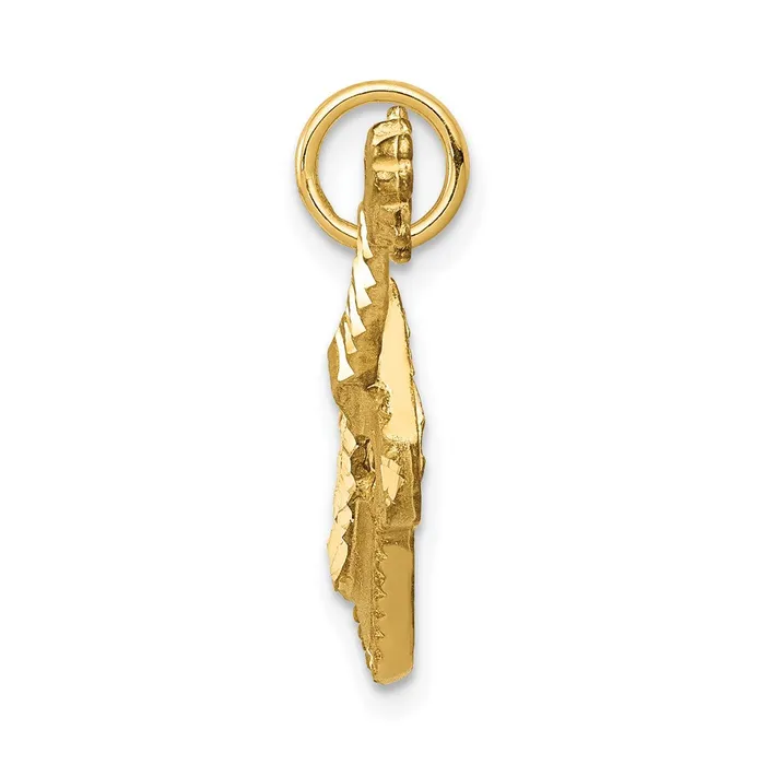 Goldia Charm Necklaces 14k Yellow Gold Guitar Charm