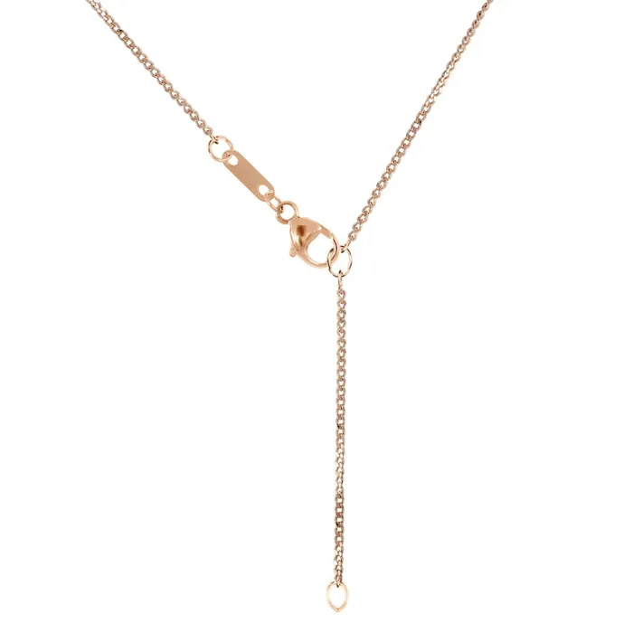 Goldia Necklaces 075 CT TW Composite Natural Diamond Flower Pendant in 10K Rose Gold Goldia Necklaces 075 CT TW Composite Natural Diamond Flower Pendant in 10K Rose Gold