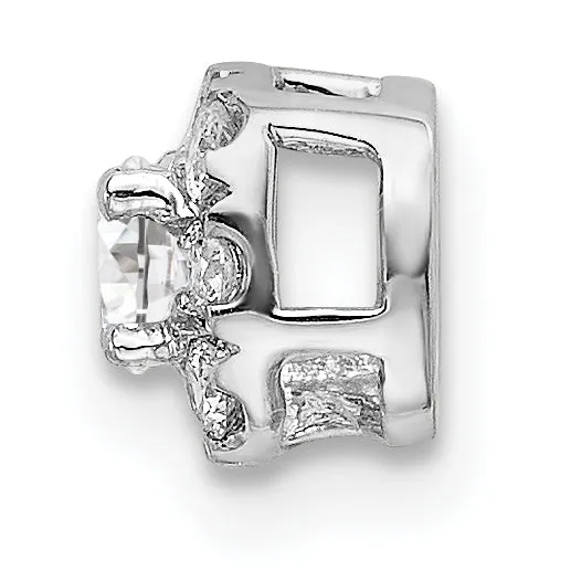 Goldia Necklaces 14k White Gold 14 Ct Lab Grown Diamond VSSI G Cushion Halo Chain Slide Pendant