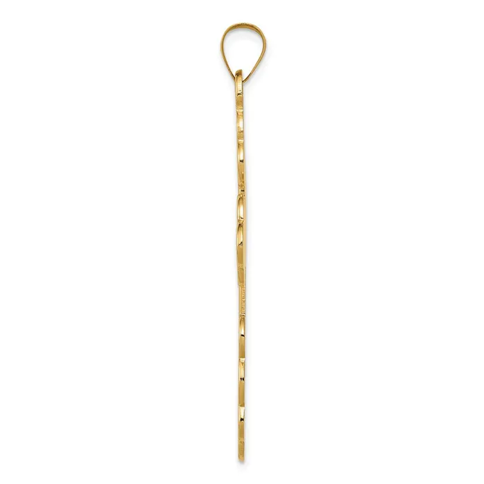 Goldia Necklaces 14k Yellow Gold Eastern Orthodox Cross Pendant