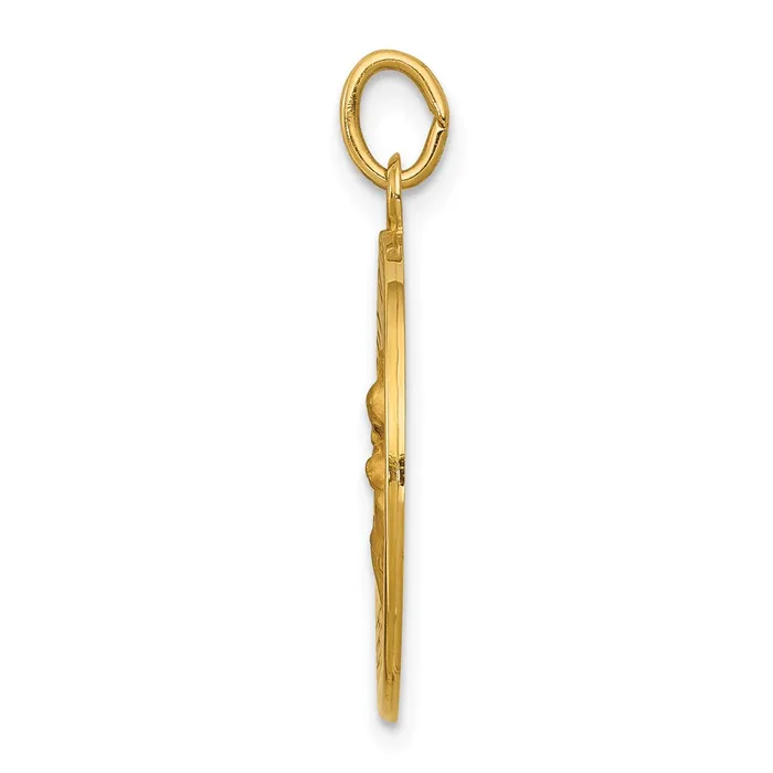 Goldia Necklaces 14k Yellow Gold Our Lady of Perpetual Help Medal Pendant