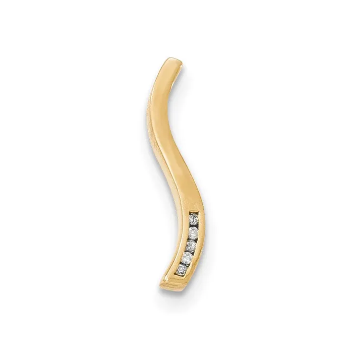Goldia PreStyled Sets 14k Yellow Gold Real Diamond Chain Slide