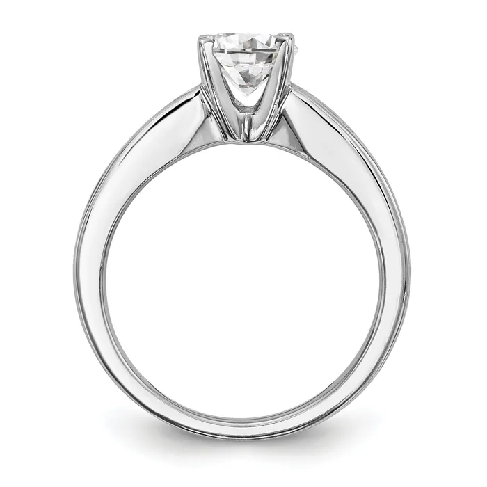 Goldia Rings 100ct CZ Solid Real 14K White Gold Semi Mount Engagement Ring