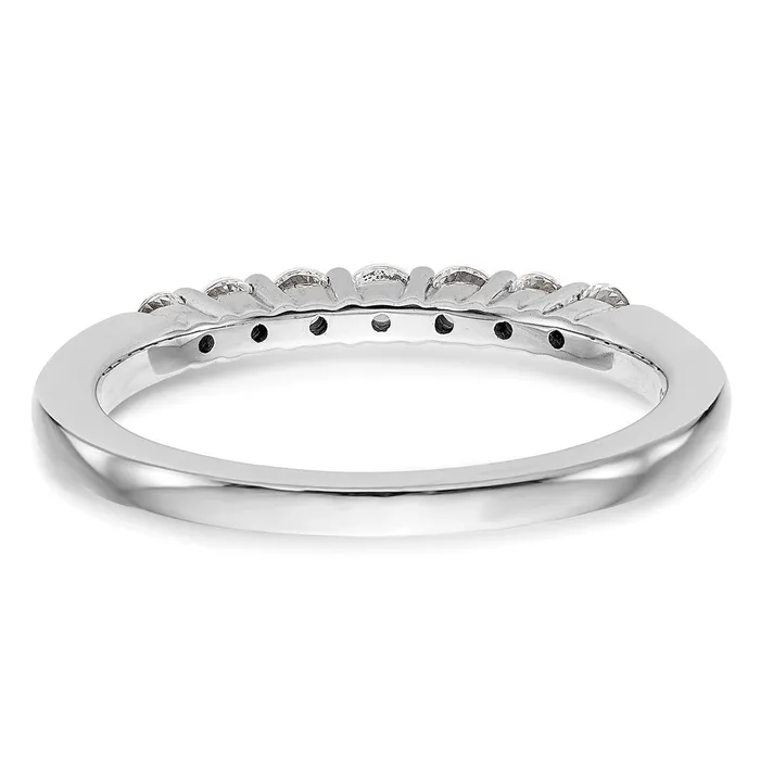 Goldia Rings 107ct CZ Solid Real 14k White Gold Wedding Wedding Band Ring