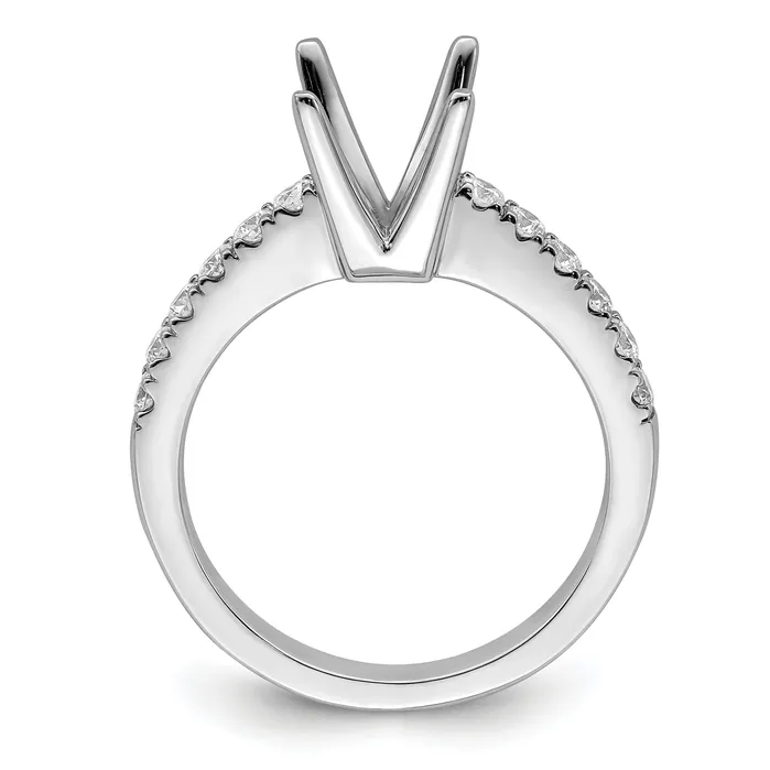 Goldia Rings 150ct CZ Solid Real 14K White Gold Engagement Ring