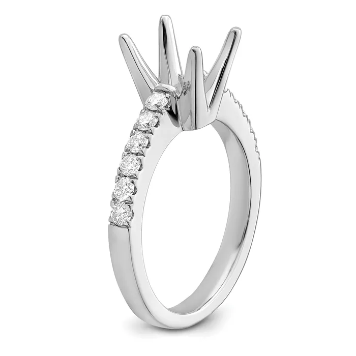 Goldia Rings 150ct CZ Solid Real 14K White Gold Engagement Ring