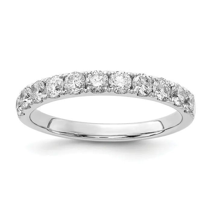 Goldia Rings 14k White Gold 34 Ct Lab Grown Diamond VSSI G Wedding Band Ring Goldia Rings 14k White Gold 34 Ct Lab Grown Diamond VSSI G Wedding Band Ring