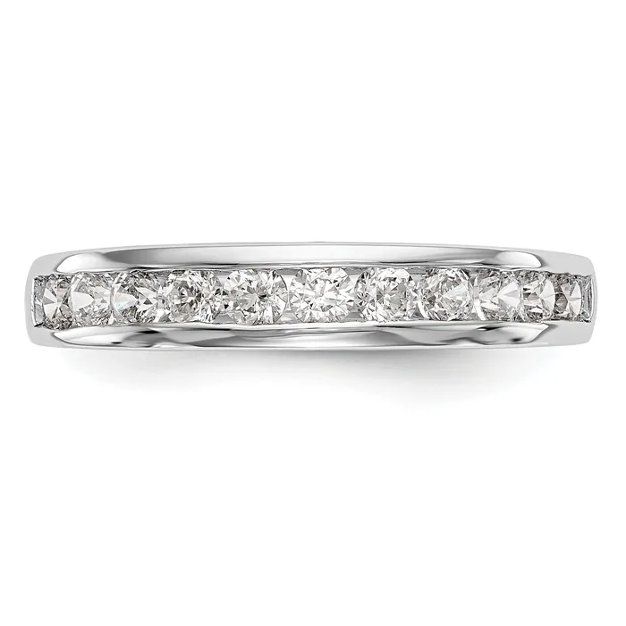 Goldia Rings 14k White Gold 34 Ct Lab Grown Diamond VSSI G Wedding Band Ring