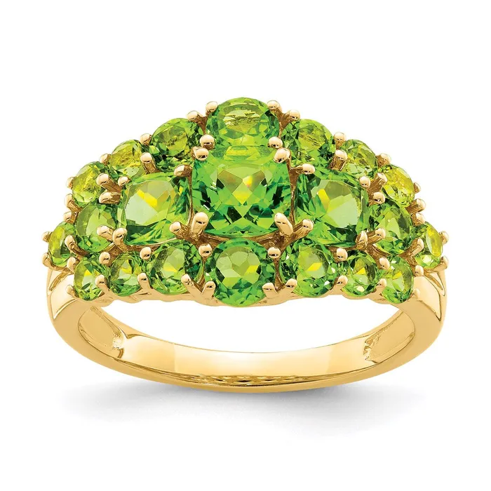 Goldia Rings 14K Yellow Gold Peridot ring