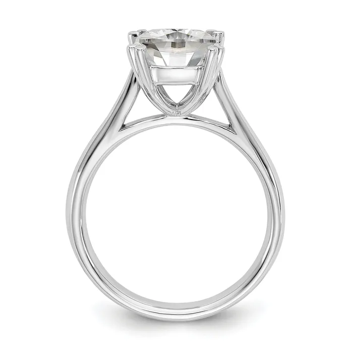 Goldia Rings 250ct CZ Solid Real 14k White Gold Square Solitaire Engagement Ring