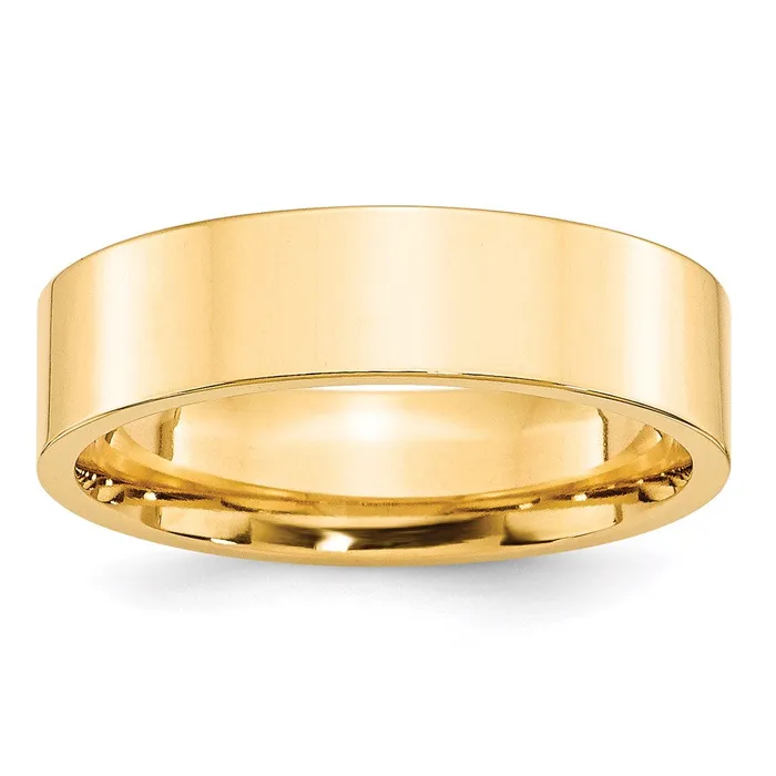 Goldia Rings Solid 10K Yellow Gold 6mm Standard Flat Comfort Fit MensWomens Wedding Band Ring Size 115 Goldia Rings Solid 10K Yellow Gold 6mm Standard Flat Comfort Fit MensWomens Wedding Band Ring Size 115
