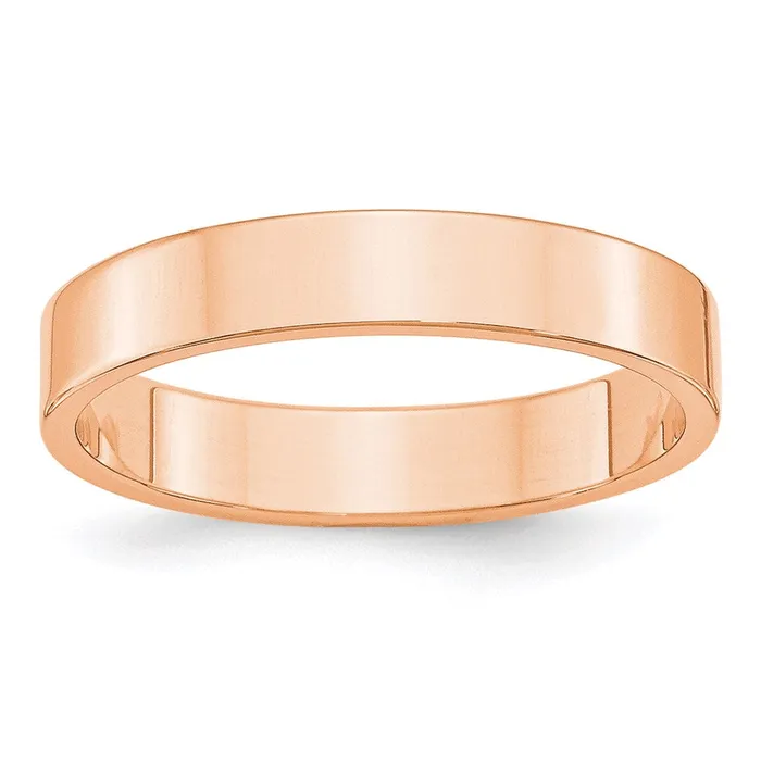 Goldia Rings Solid 10K Yellow Gold Rose Gold 4mm Light Weight Flat MensWomens Wedding Band Ring Size 10 Goldia Rings Solid 10K Yellow Gold Rose Gold 4mm Light Weight Flat MensWomens Wedding Band Ring Size 10
