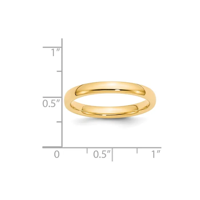 Goldia Rings Solid 14K Yellow Gold 3mm Comfort Fit MensWomens Wedding Band Ring Size 12 Goldia Rings Solid 14K Yellow Gold 3mm Comfort Fit MensWomens Wedding Band Ring Size 12