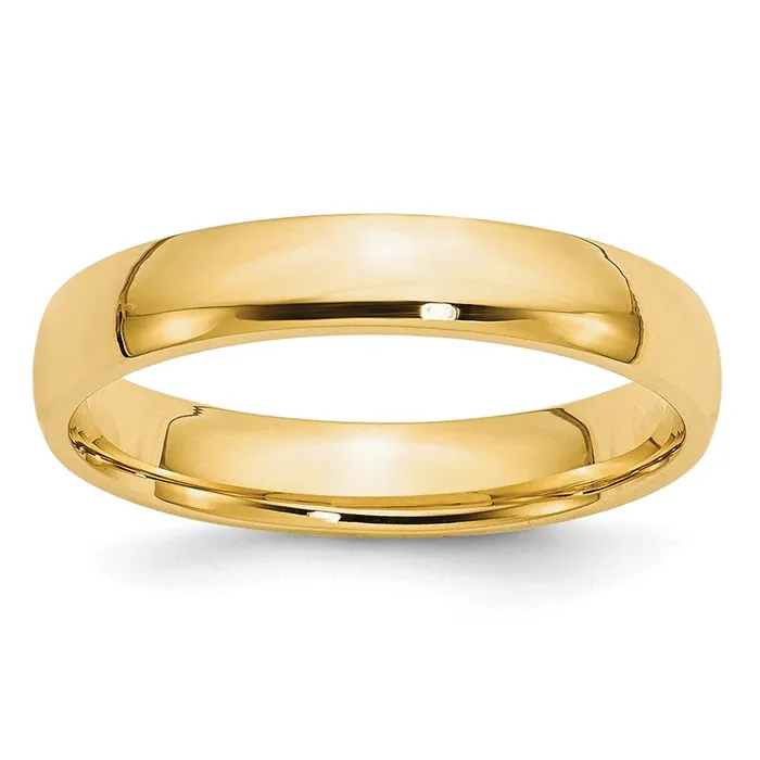 Goldia Rings Solid 14K Yellow Gold 4mm Light Weight Comfort Fit MensWomens Wedding Band Ring Size 5 Goldia Rings Solid 14K Yellow Gold 4mm Light Weight Comfort Fit MensWomens Wedding Band Ring Size 5