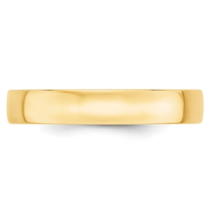 Goldia Rings Solid 14K Yellow Gold 4mm Light Weight Comfort Fit MensWomens Wedding Band Ring Size 5 Goldia Rings Solid 14K Yellow Gold 4mm Light Weight Comfort Fit MensWomens Wedding Band Ring Size 5