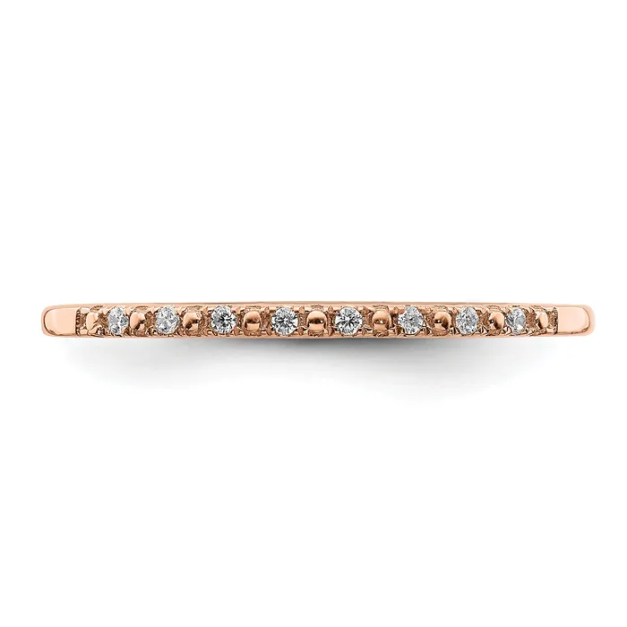 Goldia Rings Solid 14k Yellow Gold Simulated CZ Fashion Ring