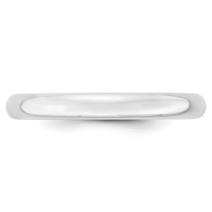 Goldia Rings Solid 18K White Gold 3mm Light Weight Comfort Fit MensWomens Wedding Band Ring Size 75 Goldia Rings Solid 18K White Gold 3mm Light Weight Comfort Fit MensWomens Wedding Band Ring Size 75