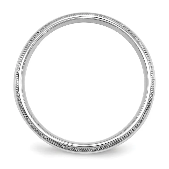 Goldia Solid 10K White Gold 5mm Double Milgrain Comfort Fit MensWomens Wedding Band Ring Size 75 Rings Goldia Solid 10K White Gold 5mm Double Milgrain Comfort Fit MensWomens Wedding Band Ring Size 75 Rings