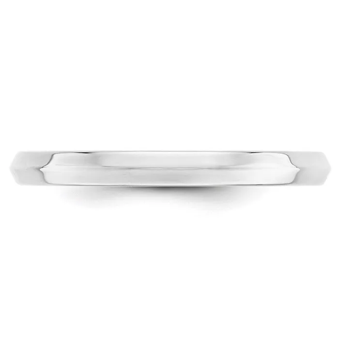 Goldia Solid 14K White Gold 25mm Knife Edge Comfort Fit MensWomens Wedding Band Ring Size 95 Rings Goldia Solid 14K White Gold 25mm Knife Edge Comfort Fit MensWomens Wedding Band Ring Size 95 Rings