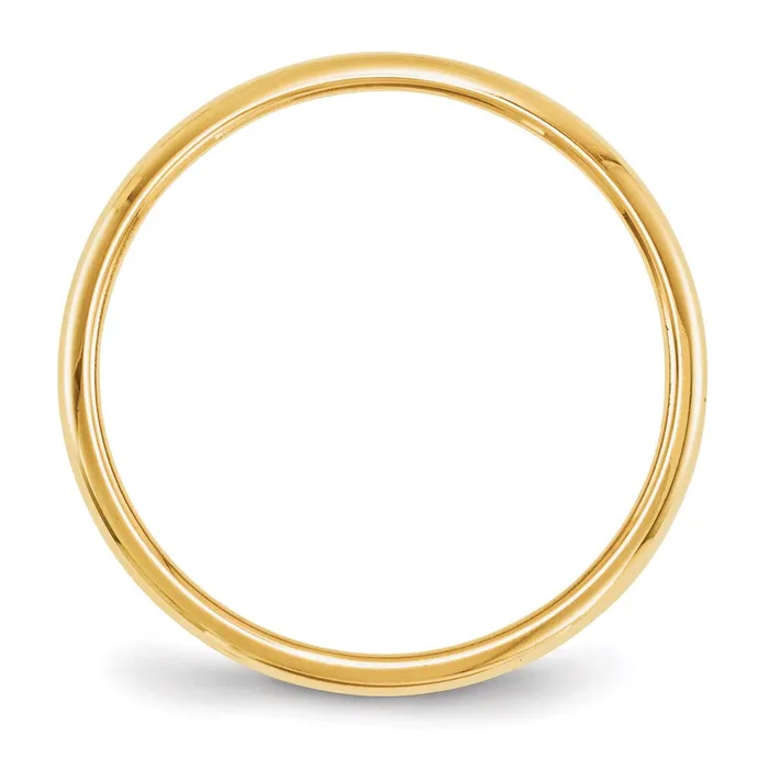Goldia Solid 14K Yellow Gold 2mm Half Round MensWomens Wedding Band Ring Size 95 Rings Goldia Solid 14K Yellow Gold 2mm Half Round MensWomens Wedding Band Ring Size 95 Rings