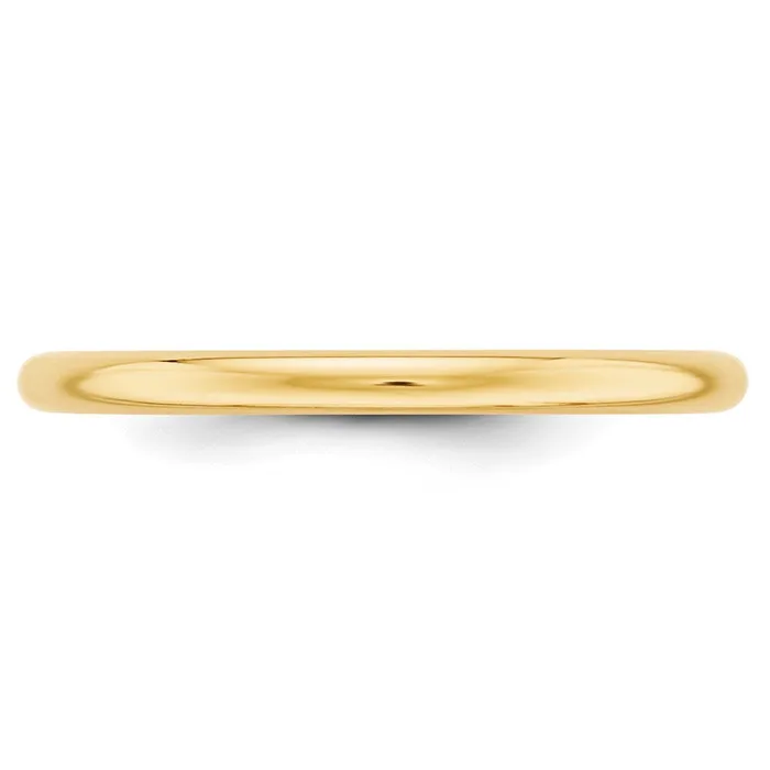 Goldia Solid 14K Yellow Gold 2mm Half Round MensWomens Wedding Band Ring Size 95 Rings Goldia Solid 14K Yellow Gold 2mm Half Round MensWomens Wedding Band Ring Size 95 Rings