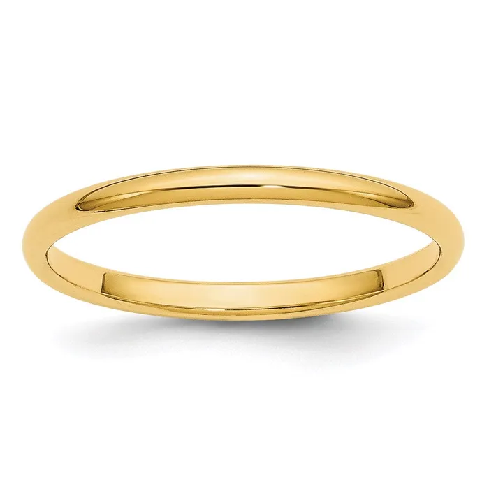 Goldia Solid 18K Yellow Gold 2mm HalfRound Wedding MensWomens Wedding Band Ring Size 7 Rings Goldia Solid 18K Yellow Gold 2mm HalfRound Wedding MensWomens Wedding Band Ring Size 7 Rings