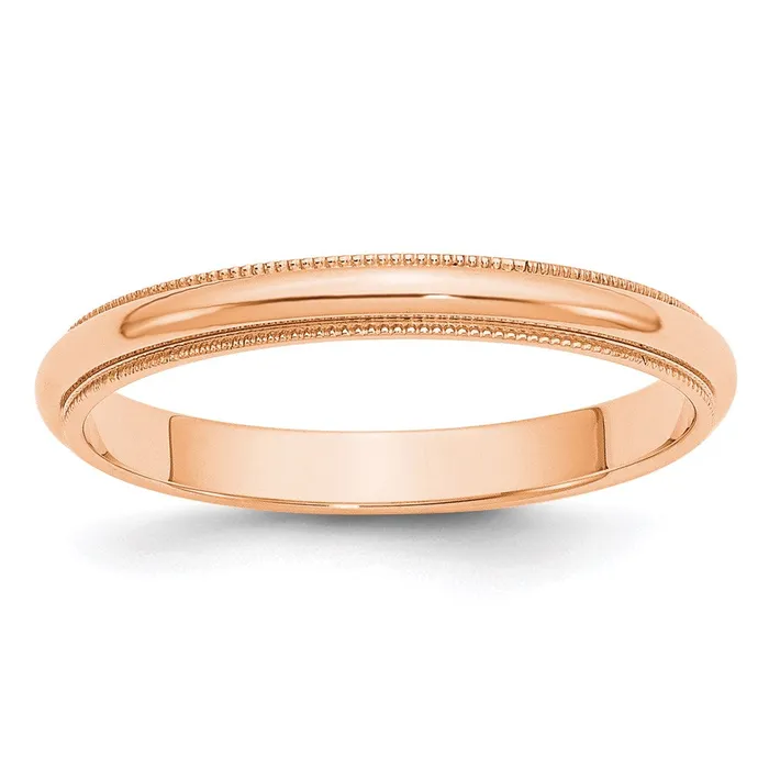 Goldia Solid 18K Yellow Gold Rose Gold 3mm Milgrain HalfRound Wedding MensWomens Wedding Band Ring Size 6 Rings Goldia Solid 18K Yellow Gold Rose Gold 3mm Milgrain HalfRound Wedding MensWomens Wedding Band Ring Size 6 Rings