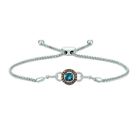 JMS always Bracelets Original Le Vian Chocolatier Bolo Bracelet Deep Sea Blue Topaz Chocolate Diamonds Vanilla Diamonds set in 14K Vanilla Gold WASS 25 JMS always Bracelets Original Le Vian Chocolatier Bolo Bracelet Deep Sea Blue Topaz Chocolate Diamonds Vanilla Diamonds set in 14K Vanilla Gold WASS 25